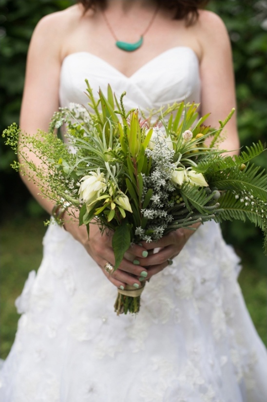 Fish and Bird Backyard Wedding