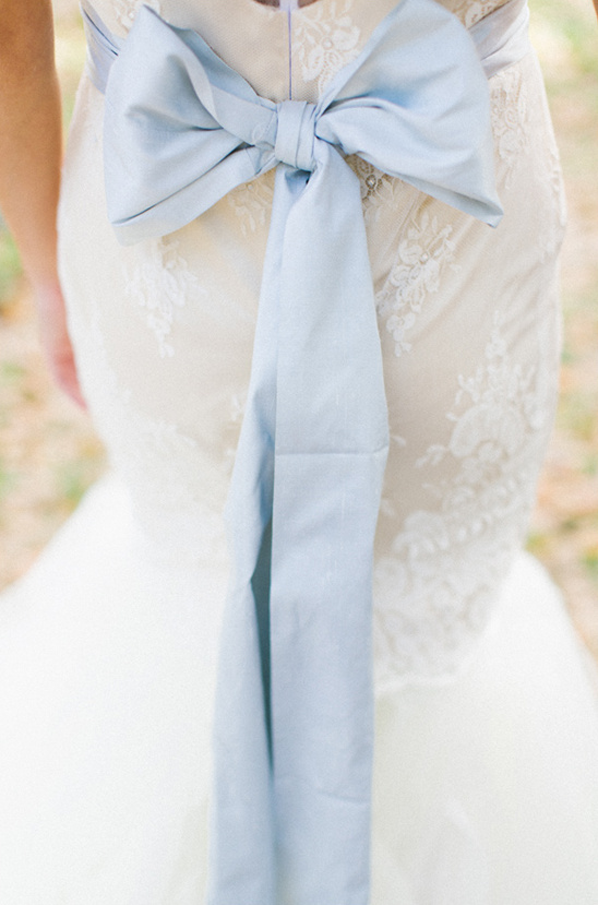 blue wedding sash