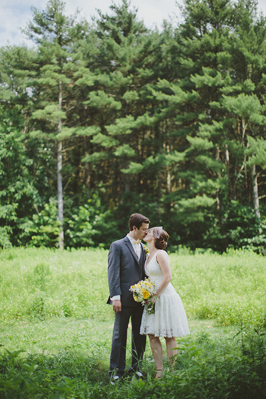 Gray and Yellow Wedding at The Barn at Fallingwater