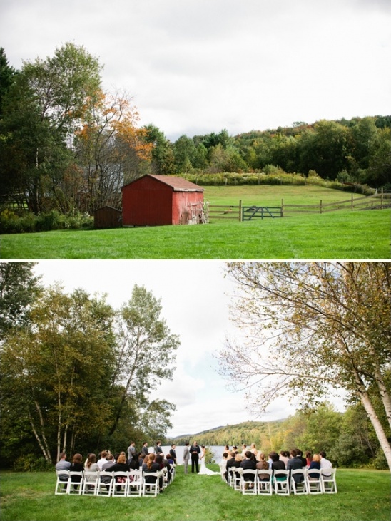quiet outdoor farm wedding