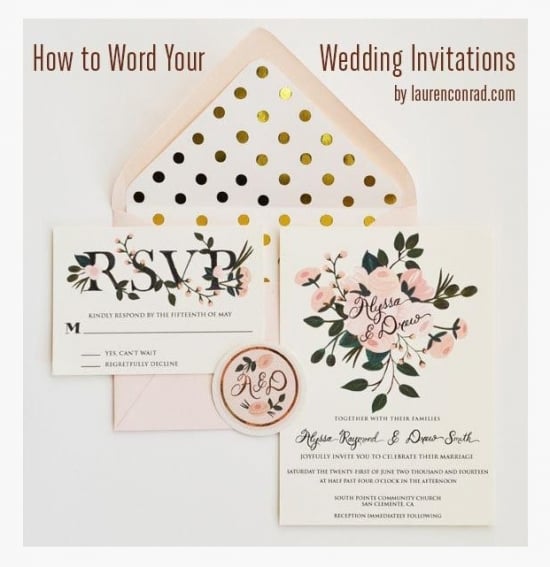 Lauren Conrad Wedding Tips/The First Snow Wedding Suites !