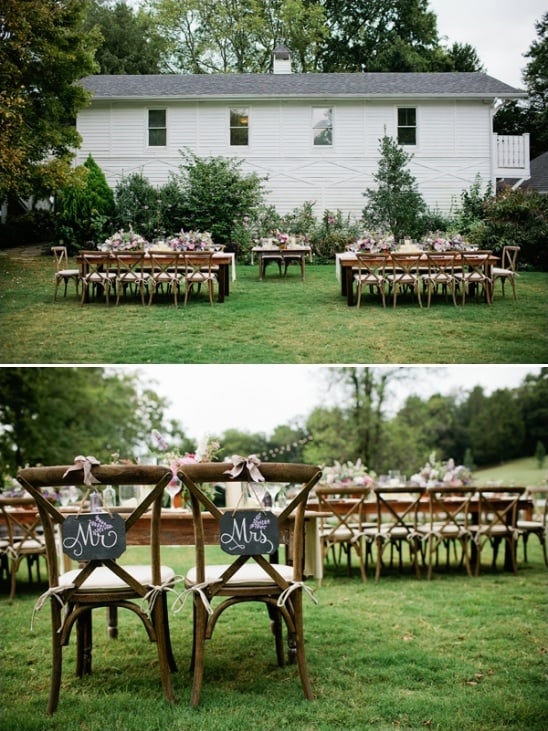 Mr and Mrs seating chalkboard signs