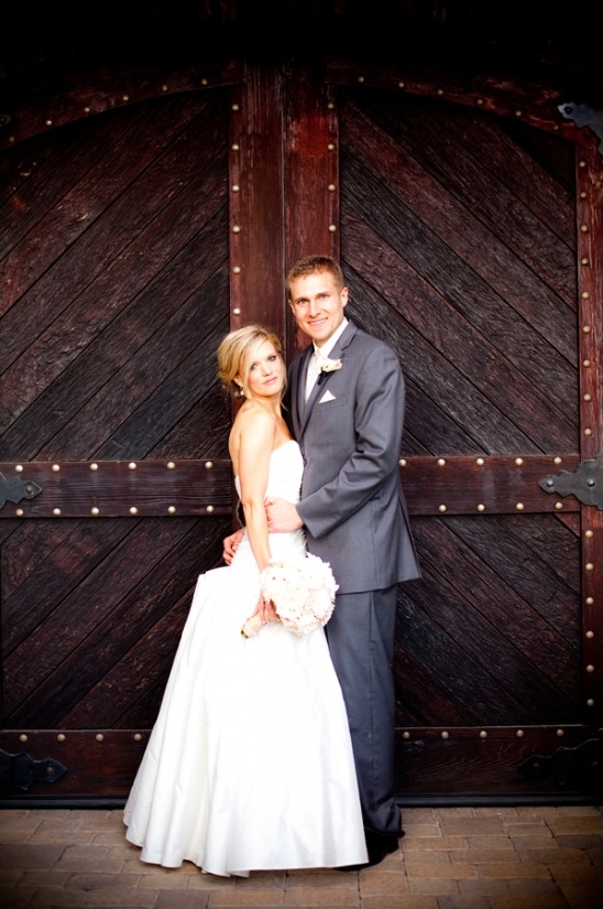 Pink and Peach Bejeweled Wedding in California