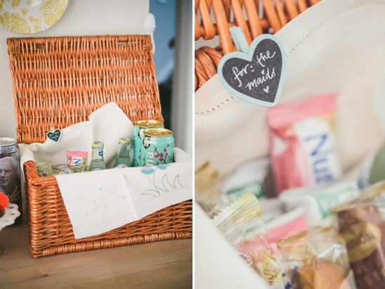 treat your bridesmaids to a prewedding picnic while you get ready