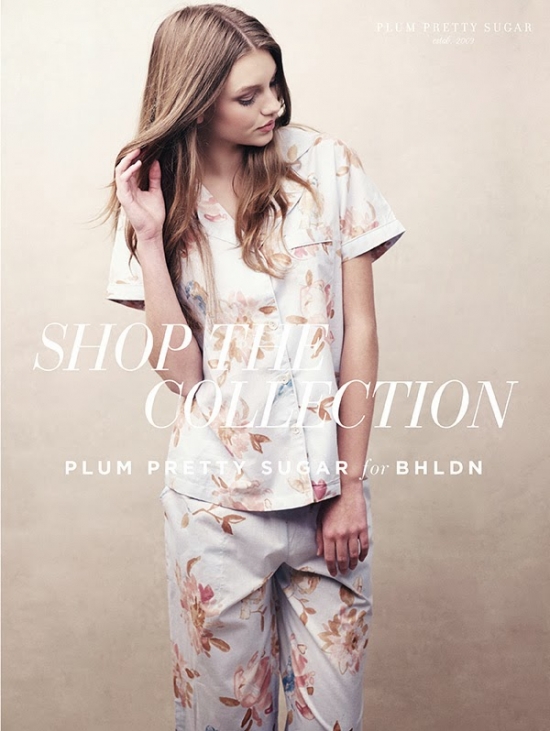 Shop Plum Pretty Sugar floral pajama set for BHLDN