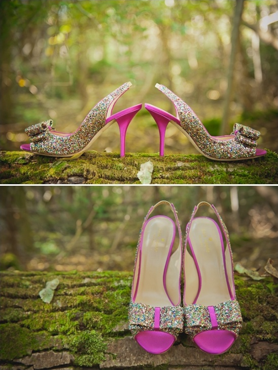 fairydust glitter wedding shoes