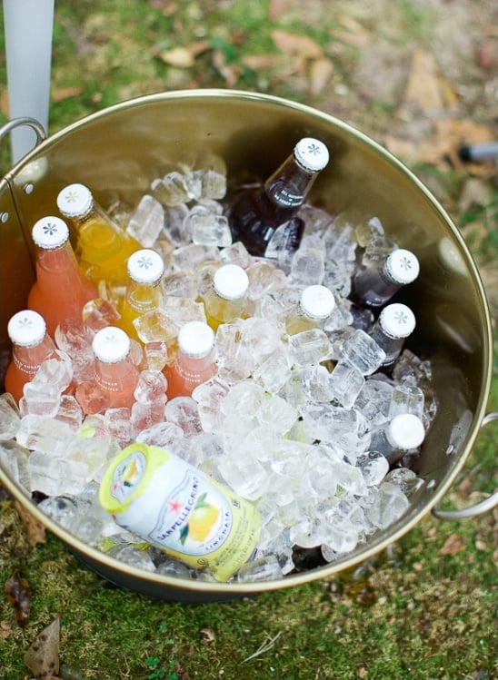 drinks in a bucket
