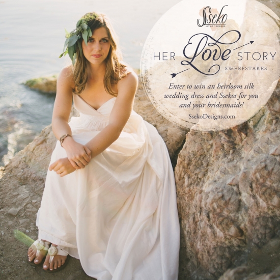 Win a Silk Heirloom Wedding Dress & Bridal Sandals that Empower Women!