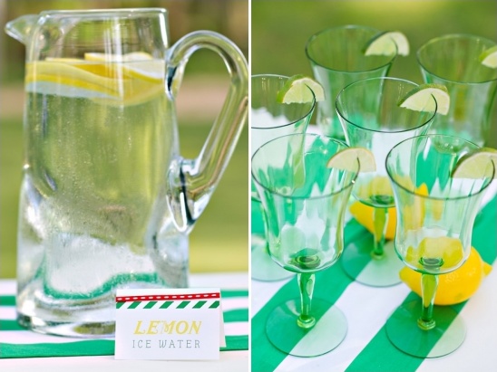 green and yellow wedding ideas