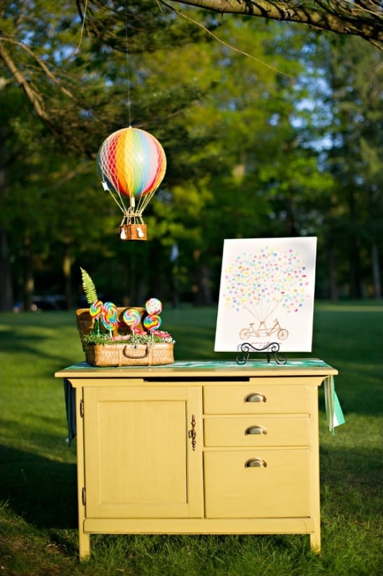 wizard of oz themed guestbook ideas