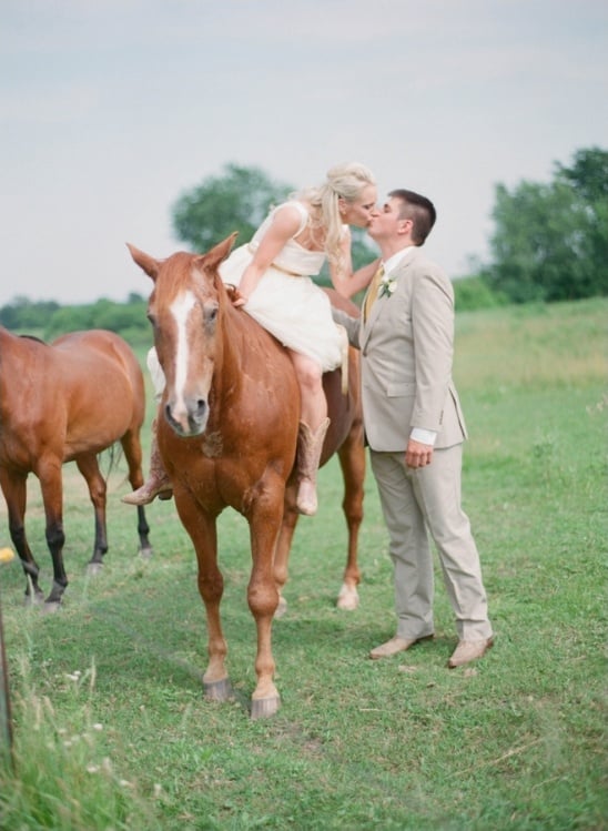 A Cowgirl Wedding In Wisconsin