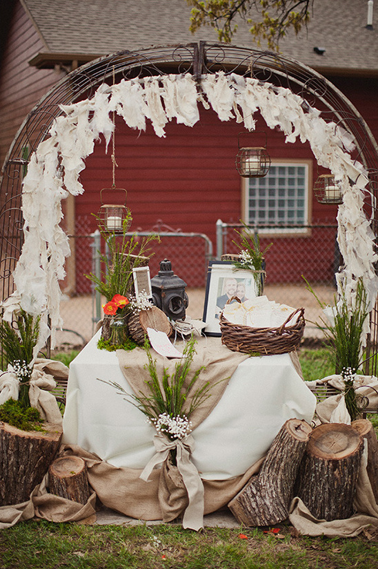 wedding welcome table