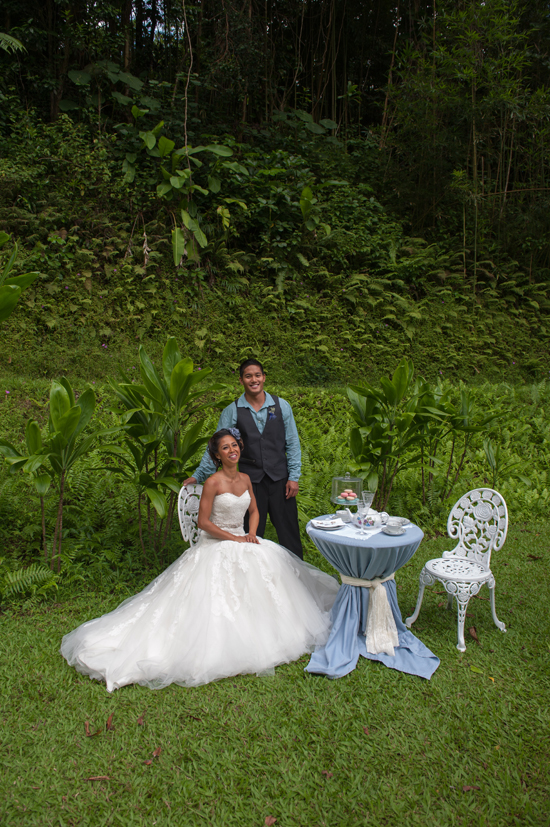 Blue & Purple Garden Valley Wedding