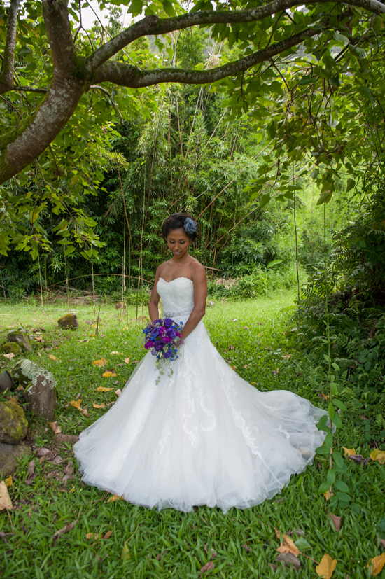 Blue & Purple Garden Valley Wedding