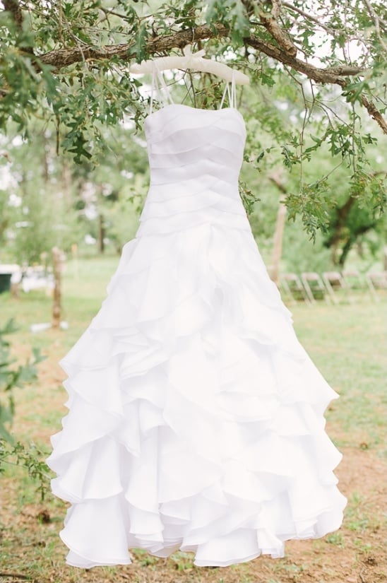 ruffled wedding dress from Nordstrom