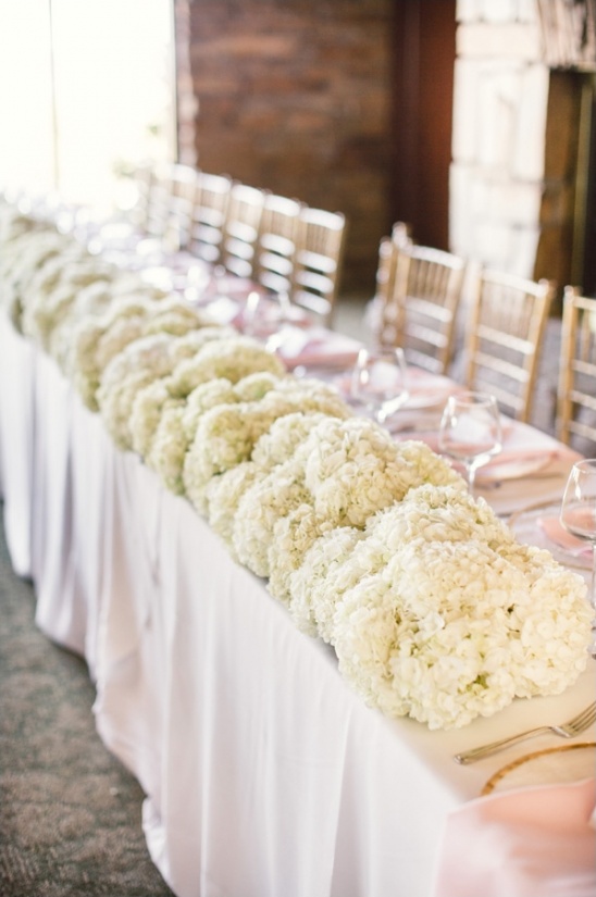 head table for bridal party
