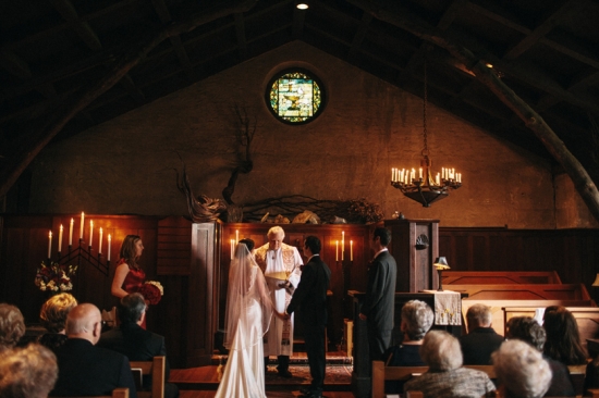 Handmade Vintage Wedding Gown at the Swedenborgian Church