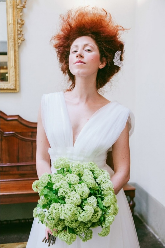 green wedding bouquet