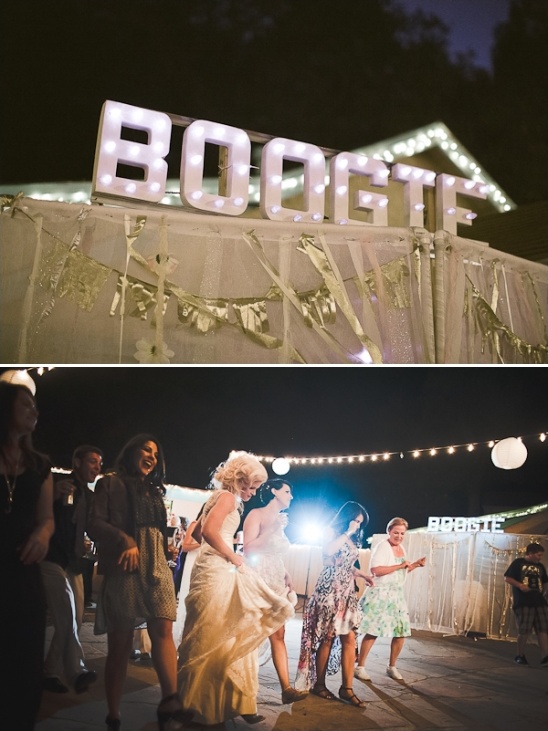 lighted boogie sign