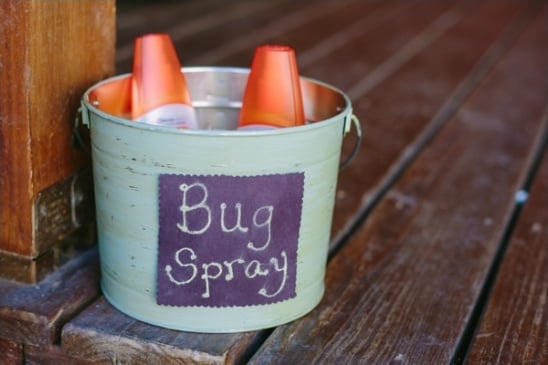 bug spray for outdoor weddings