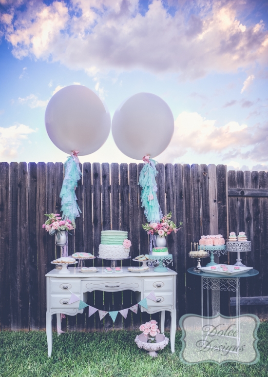 Romantic Dessert Table