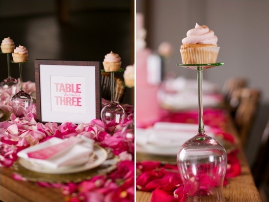 ombre table number