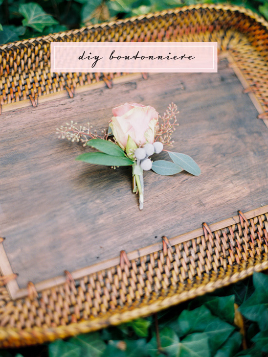 Simple DIY Boutonniere  + Wedding Centerpiece Ideas