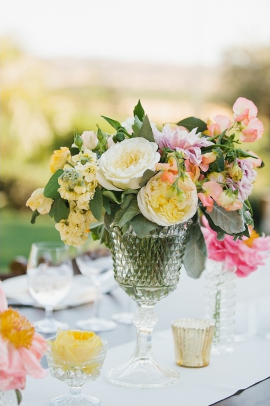 spring wedding arrangement