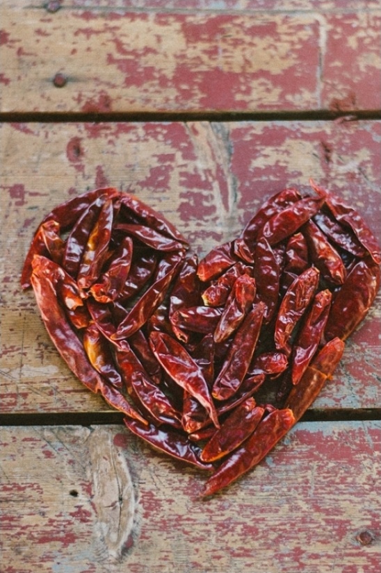 chili pepper heart