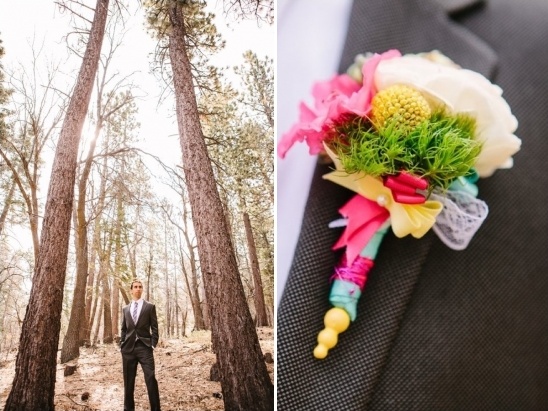 whimsical boutonniere