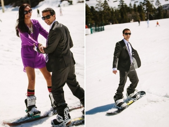 love for snowboarding and love for each other