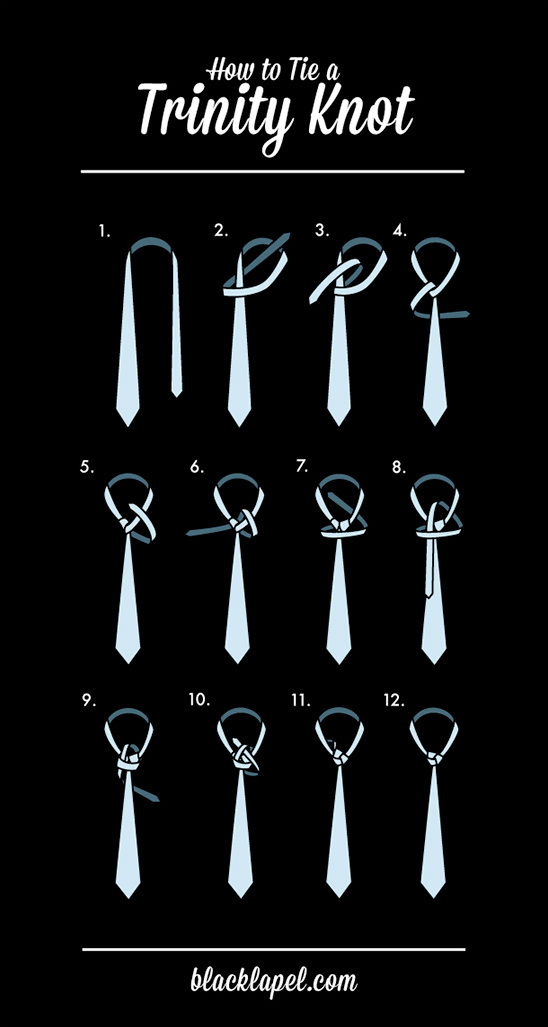 How to Tie a Trinity Knot