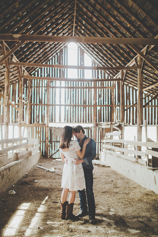 Adam and Danielle's Farm Style Engagement session
