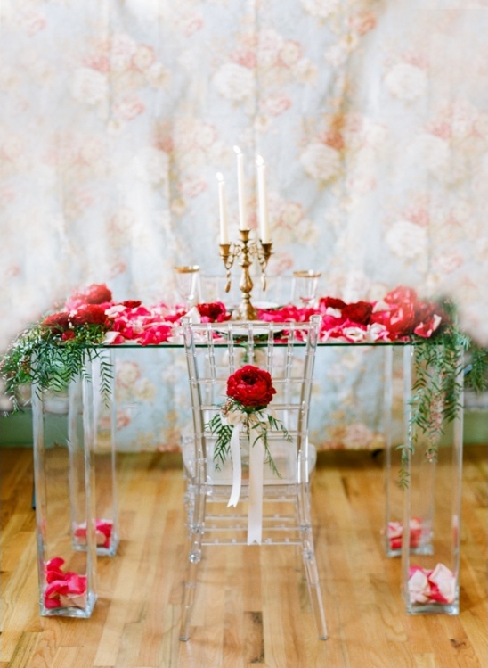 romantic red wedding ideas
