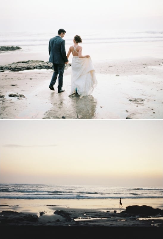 wedding walk on the beach