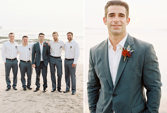formal beach groom look