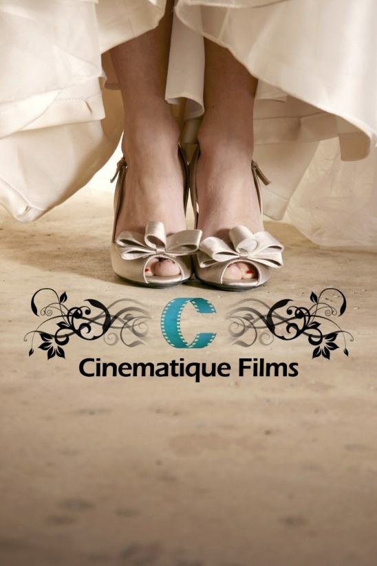 Bridal shoes and Cinemattique Films logo