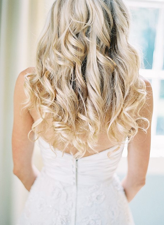 loose curls for wedding hair