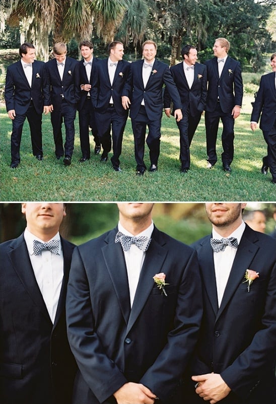 classic groomsmen with rose boutonniÃ¨re