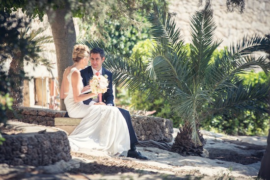 Garden Wedding in Peach and Pink