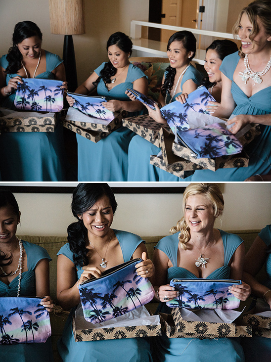 Hawaiian bridesmaid inspired gifts