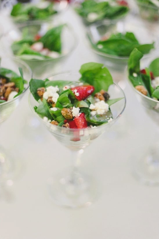 martini glass salads