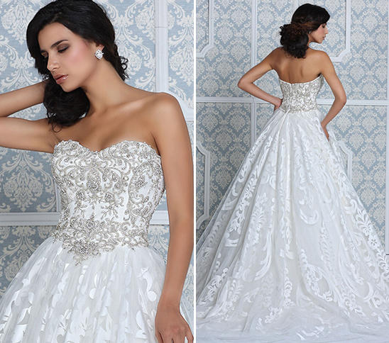 princess style wedding gown by Impression Bridal