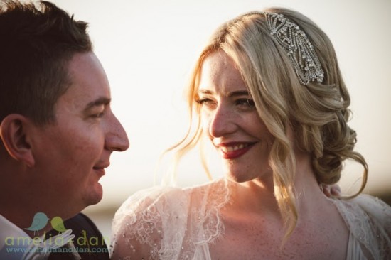 Couple in love, wedding day portrait