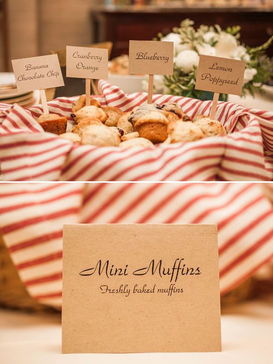 fresh baked mini muffins