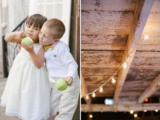 string lights for rustic barn wedding