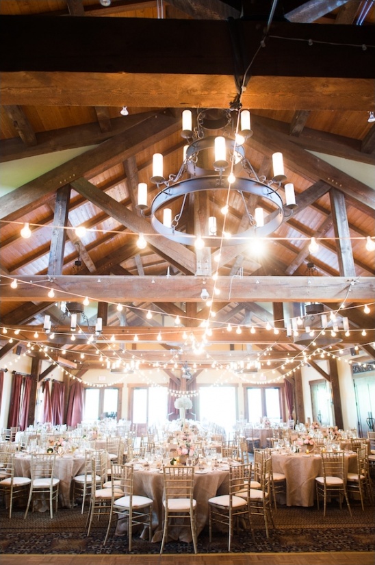 indoor wedding reception