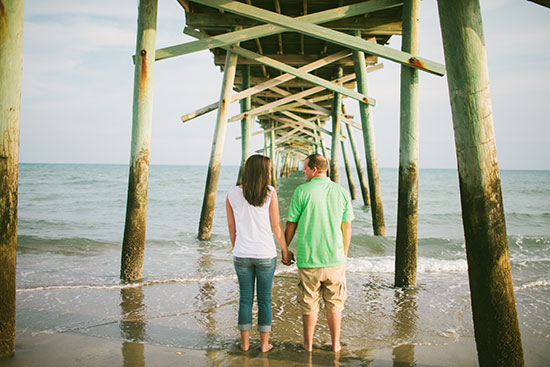 Morehead City Beach Engagement