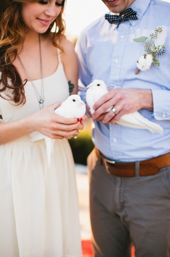 release doves at your wedding