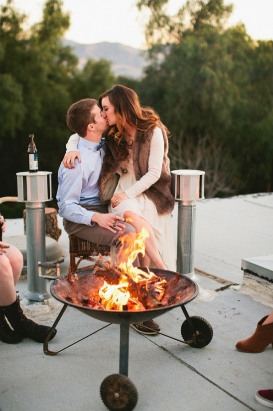 campfire at your reception